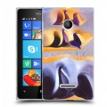 Дизайнерский пластиковый чехол для Microsoft Lumia 435