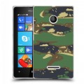 Дизайнерский пластиковый чехол для Microsoft Lumia 435 Камуфляжи