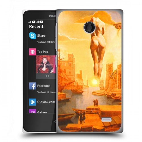 Дизайнерский пластиковый чехол для Nokia X