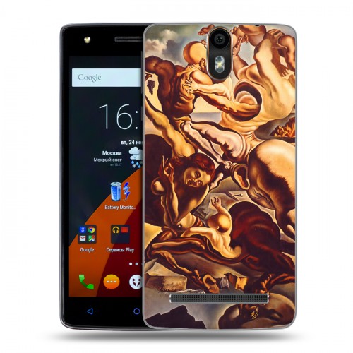 Дизайнерский силиконовый чехол для Wileyfox Storm