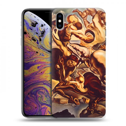 Дизайнерский силиконовый чехол для Iphone Xs Max