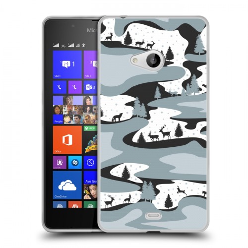 Дизайнерский пластиковый чехол для Microsoft Lumia 540 Камуфляжи