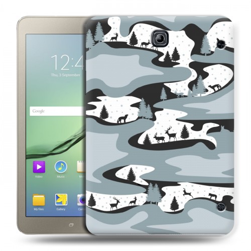 Дизайнерский силиконовый чехол для Samsung Galaxy Tab S2 8.0 Камуфляжи