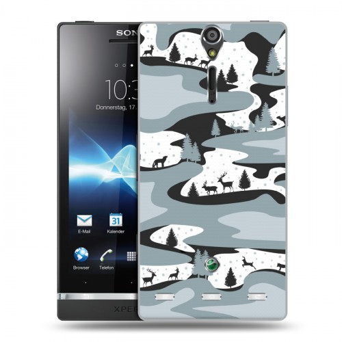 Дизайнерский пластиковый чехол для Sony Xperia S Камуфляжи
