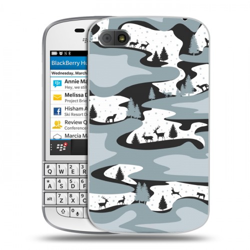 Дизайнерский пластиковый чехол для BlackBerry Q10 Камуфляжи