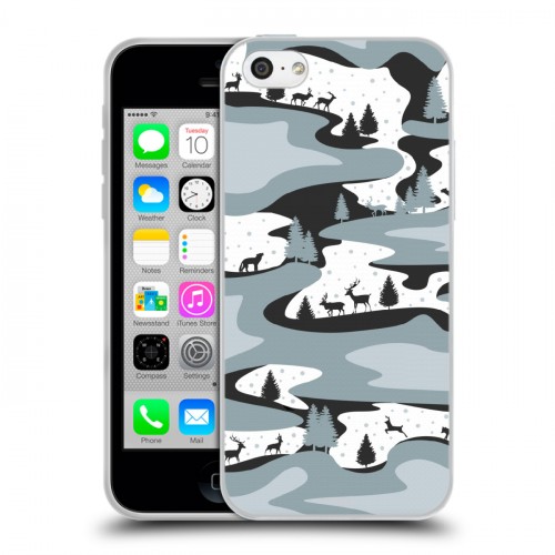 Дизайнерский пластиковый чехол для Iphone 5c Камуфляжи