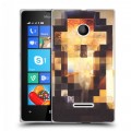 Дизайнерский пластиковый чехол для Microsoft Lumia 435