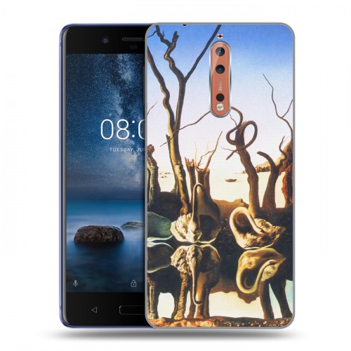 Дизайнерский пластиковый чехол для Nokia 8