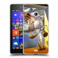 Дизайнерский пластиковый чехол для Microsoft Lumia 540