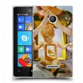 Дизайнерский пластиковый чехол для Microsoft Lumia 435