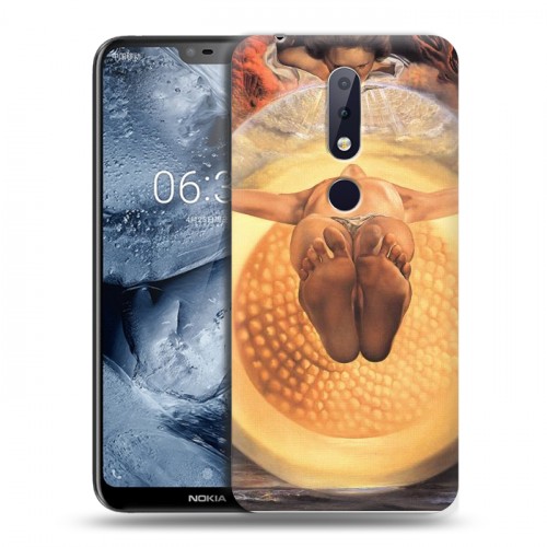 Дизайнерский пластиковый чехол для Nokia 6.1 Plus