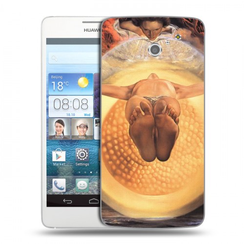 Дизайнерский пластиковый чехол для Huawei Ascend D2