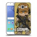 Дизайнерский пластиковый чехол для Samsung Galaxy J5 Армейцы мультяшки