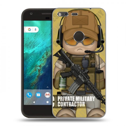 Дизайнерский пластиковый чехол для Google Pixel Армейцы мультяшки