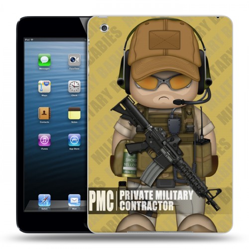 Дизайнерский пластиковый чехол для Ipad Mini Армейцы мультяшки