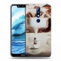 Дизайнерский силиконовый чехол для Nokia 5.1 Plus