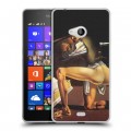 Дизайнерский пластиковый чехол для Microsoft Lumia 540