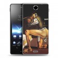 Дизайнерский пластиковый чехол для Sony Xperia TX