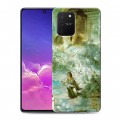 Дизайнерский силиконовый с усиленными углами чехол для Samsung Galaxy S10 Lite