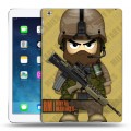 Дизайнерский силиконовый чехол для Ipad (2017) Армейцы мультяшки