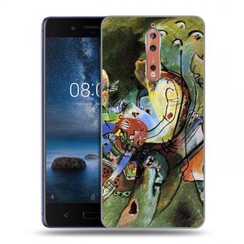 Дизайнерский пластиковый чехол для Nokia 8