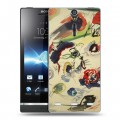 Дизайнерский пластиковый чехол для Sony Xperia S