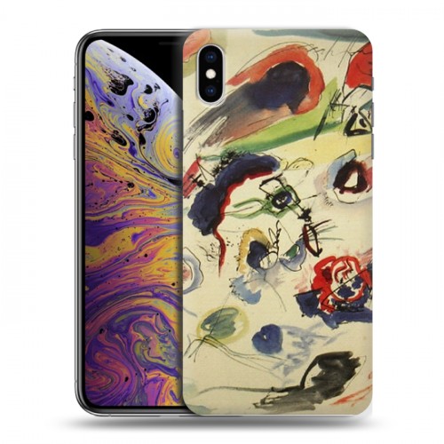 Дизайнерский силиконовый чехол для Iphone Xs Max