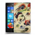 Дизайнерский пластиковый чехол для Microsoft Lumia 435