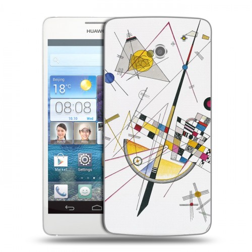 Дизайнерский пластиковый чехол для Huawei Ascend D2