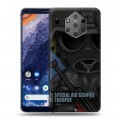 Дизайнерский силиконовый чехол для Nokia 9 PureView Армейцы мультяшки