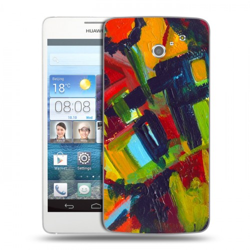 Дизайнерский пластиковый чехол для Huawei Ascend D2