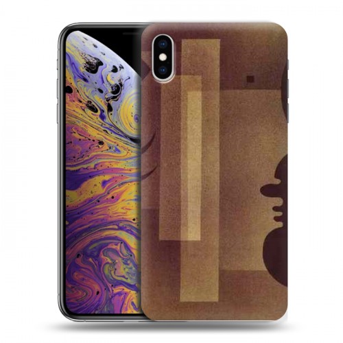 Дизайнерский силиконовый чехол для Iphone Xs Max