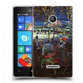 Дизайнерский пластиковый чехол для Microsoft Lumia 435