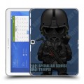 Дизайнерский силиконовый чехол для Samsung Galaxy Tab 4 10.1 Армейцы мультяшки