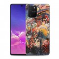 Дизайнерский силиконовый с усиленными углами чехол для Samsung Galaxy S10 Lite