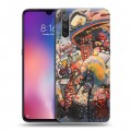 Дизайнерский силиконовый с усиленными углами чехол для Xiaomi Mi9