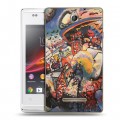 Дизайнерский пластиковый чехол для Sony Xperia E