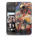 Дизайнерский пластиковый чехол для HTC Desire 700