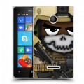 Дизайнерский пластиковый чехол для Microsoft Lumia 435 Армейцы мультяшки