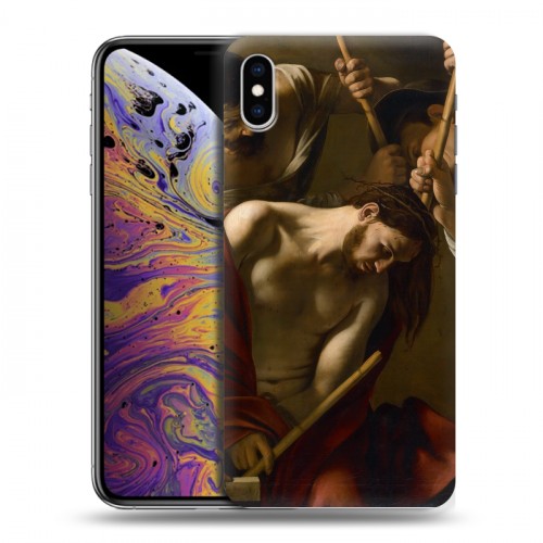 Дизайнерский силиконовый чехол для Iphone Xs Max