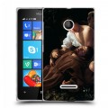 Дизайнерский пластиковый чехол для Microsoft Lumia 435