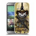 Дизайнерский пластиковый чехол для HTC One mini 2 Армейцы мультяшки