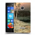 Дизайнерский пластиковый чехол для Microsoft Lumia 435