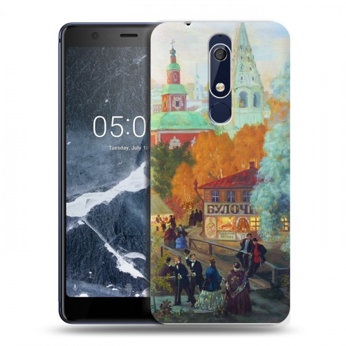 Дизайнерский пластиковый чехол для Nokia 5.1