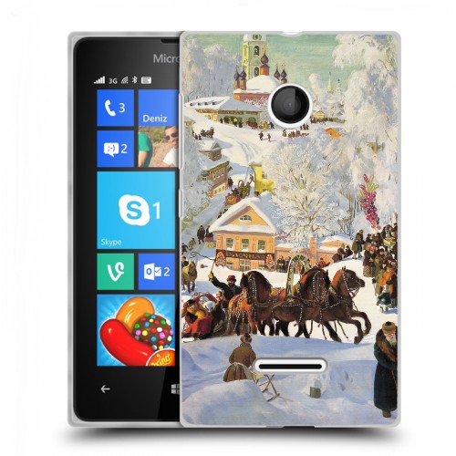 Дизайнерский пластиковый чехол для Microsoft Lumia 435