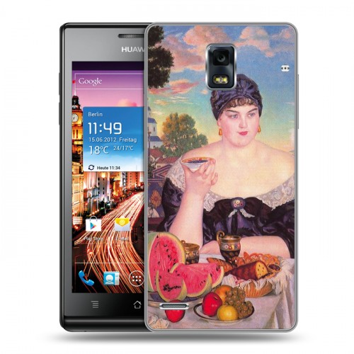 Дизайнерский пластиковый чехол для Huawei Ascend P1