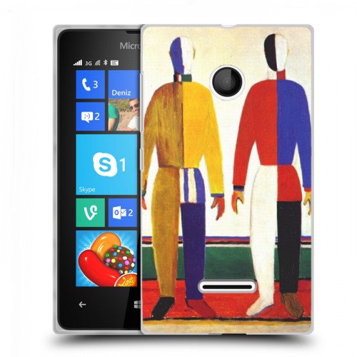 Дизайнерский пластиковый чехол для Microsoft Lumia 435