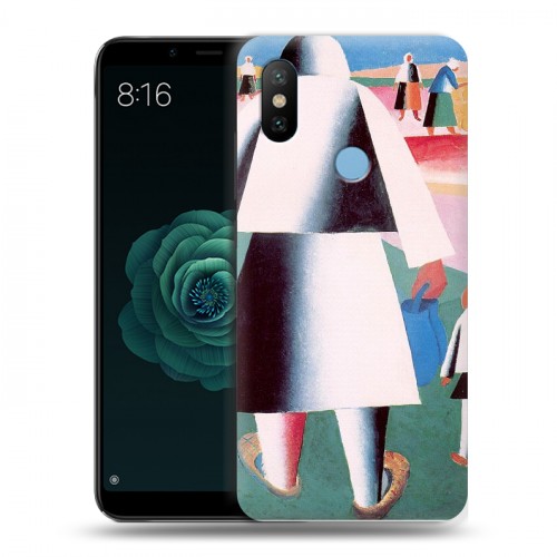 Дизайнерский силиконовый чехол для Xiaomi Mi A2