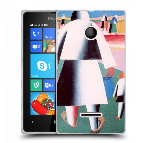 Дизайнерский пластиковый чехол для Microsoft Lumia 435