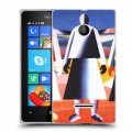 Дизайнерский пластиковый чехол для Microsoft Lumia 435